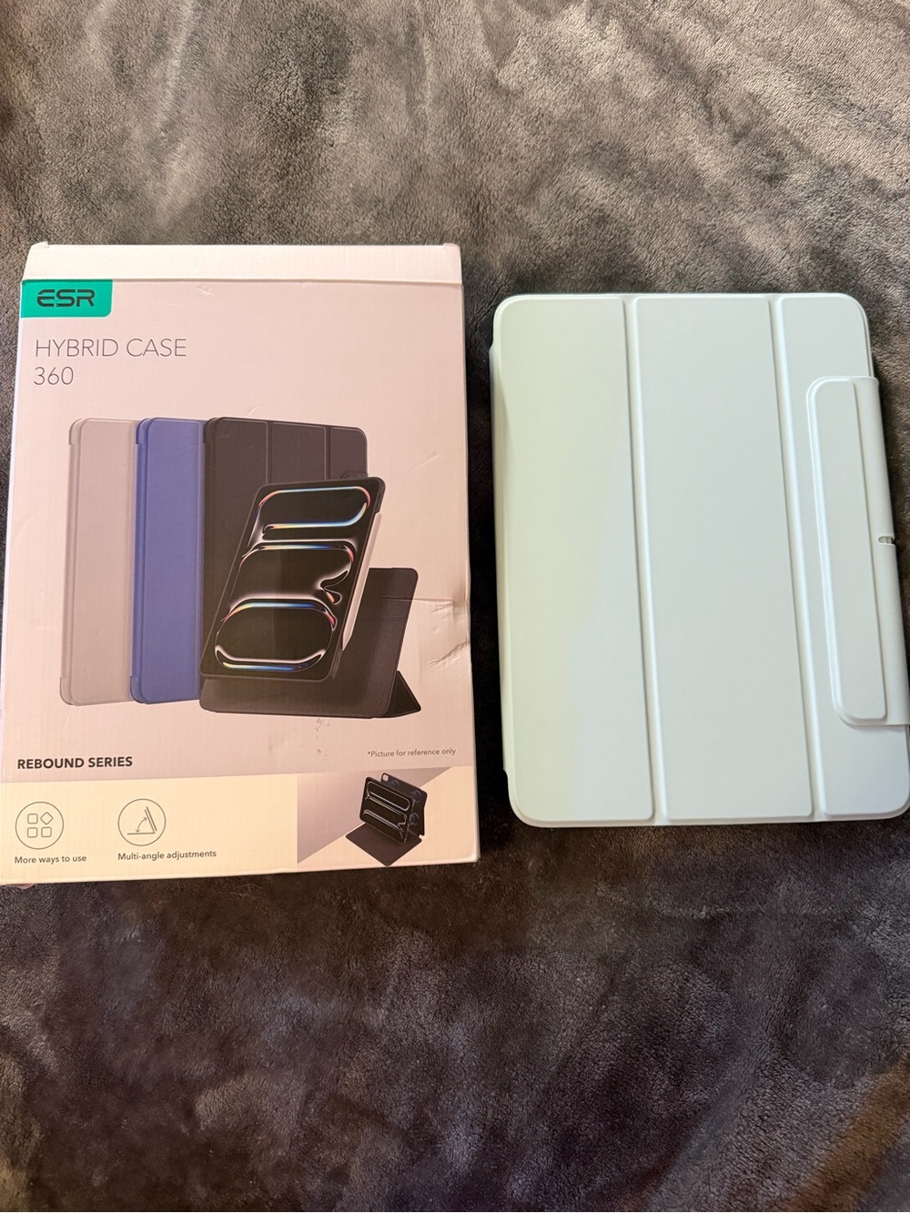 NEW ESR Hybrid Case 360 Tablet Cover for iPad Air 11in M3/M2- Skyblue